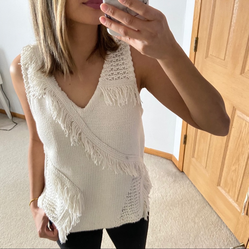 {anthropologie} knit vest